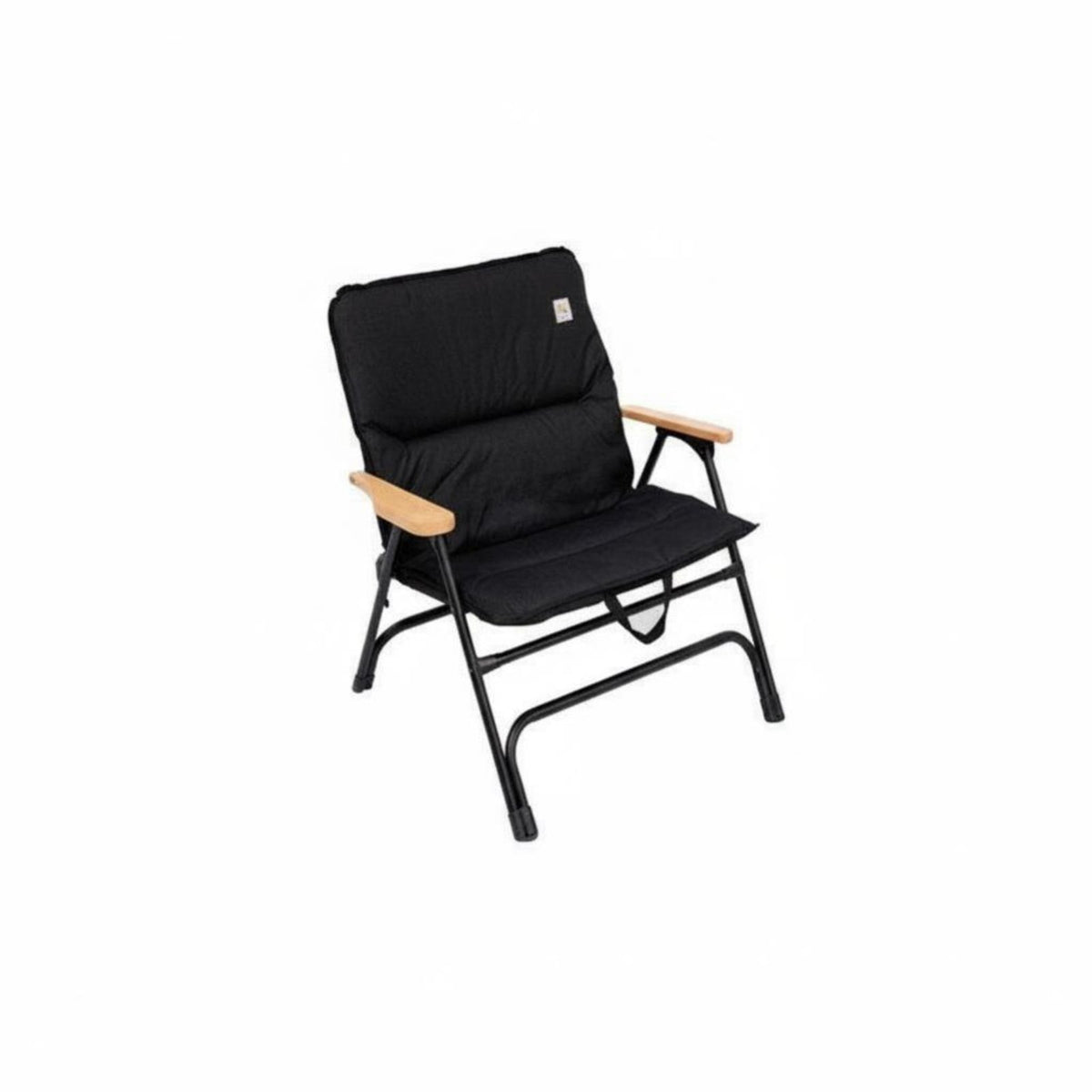 Foldable Design Padded Folding Armchair Detachable Cushion Lightweight Collapsible Seat No Assembly Required Outdoor Furniture Compact for Picnickers, Spectators, Camping, Outdoors, Picnics, Backyard