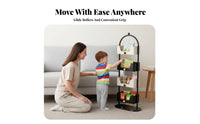 Multi-Tier Flower Pot Stand Hanging Rod Included Multi-Tier Plant Stand