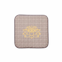 Non-Slip Woven Meditation Mat Breathable Lotus Seat Pad Eco-Friendly for Prayer Users, Meditators, Outdoor