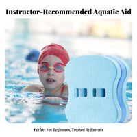 Ultra Buoyant A-Shape Kickboard Long-Lasting Learn to Swim Buoyancy Aid Board Non-Slip Grip for Children, Beginners, Water Park, Lake, Beach