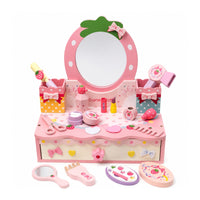 Pink Vanity Set with Accessories Girls Toy Makeup Vanity Princess Toddler for Toddlers
