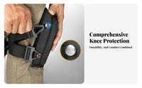 2 Pieces Anti-Slip Construction Knee Pads Wear-Resistant Heavy Duty Work Knee Pads Ergonomic Design for Gardeners, Workers