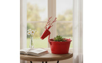 Deer Planter Decorative Flower Buckets Metal Buckets Freestanding Planters Rustic for Balcony, Patio