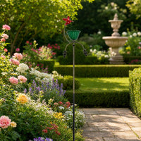 Bird Feeder with Stake Flower Bird Feeder Stable for Lawn