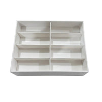 Eyewear Organizer with 8 Compartments Stylish Eyeglass Storage Box Long-Lasting