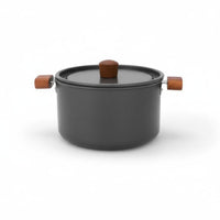 Outdoor Cooking Pot Large Capacity Camping Hot Pot Lightweight Portable Stockpot for Hikers