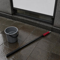 Photovoltaic Panel Cleaning Brush Kit Reinforced Telescopic Brush Pole Set Dense Bristles Water Fed Window Cleaner Kit for Glass, Exterior Walls