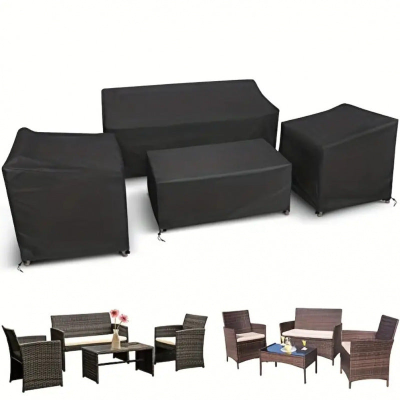 420D Oxford Cloth Furniture Cover Set for Garden Table and Chairs