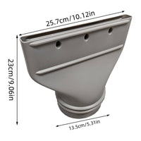 Tapered Exhaust Duct Adapter Compatible Air Conditioner Exhaust Adapter Sturdy Easy to Use for DIYers