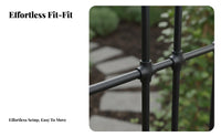 Weather Resistant Climbing Plant Trellis Rust-Proof Flowering Vine Climbing Rack Rustproof Metal Garden Trellis Powder Coated for Gardeners, Homeowners, Balcony, Patio, Yard, Flower Pots
