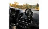 Compact Dashboard Fan Rotatable Mini USB Fan Lightweight Personal Cooling for Car Interior, Home Use