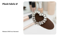 Soft Crystal Hair Fastener Elegant Design Crystal Duckbill Fastener Sparkling Jeweled Hairpin Elegant Gift Korean Design
