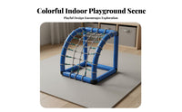 Climbing Wall Panel DIY Accessory Trampoline Ladder Improves Motor Skills Playset Pegboard for Young Children, Parents, Playroom, Backyard, Bedroom