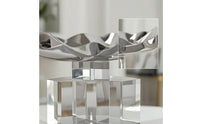 Decorative Tray with Base Sculptural Centerpiece Tray Simple Tabletop Ornament for Living Room