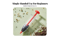 Manual Sower Compact and Portable Adjustable Sower Easy to Use Sowing Tool for Gardeners, Beginners, Garden, Vegetable Bed Ling Trays