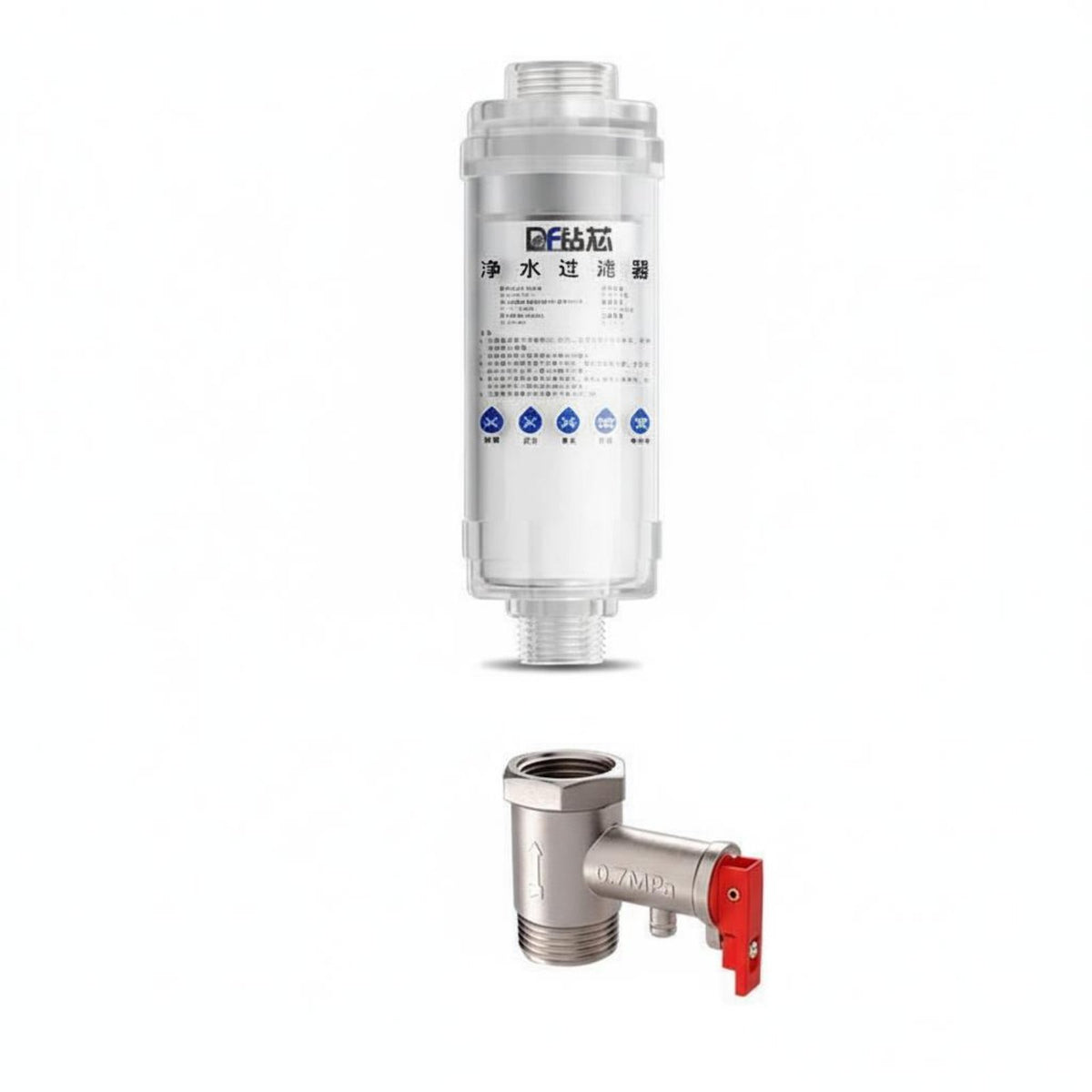 Toilet Water Inlet Strainer Food-Grade Material Washing Machines Water Strainer  Plumbing Fitting for Washroom