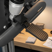 Foldable Bike Rear Pedal Featuring a U-Slot Slot Long-Lasting Rear Foot Pedal Safe Footrest Space-Saving for Passengers
