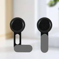 Magnetic-Safe Compatible Attractive Laptop Phone Mount Dual Screen Laptop Side Phone Mount No Glue for Office, Desk