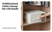Foldable Frame Box Large Capacity Clothes Organizer Easy entry for Dorm Room