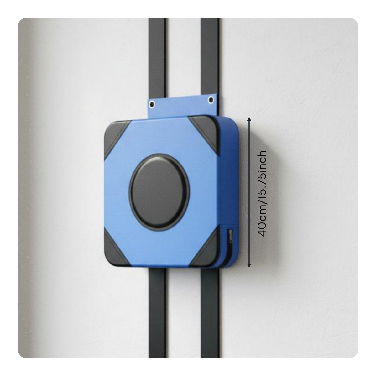 Space Saving Boxing Wall Target Shock Absorbing Wall Mounted Punching Pad Adjustable Height Fitness Equipment Quiet Operation for Adults