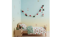 Textile Fruit Garland Handmade Look Holly Fruit Garland Festive