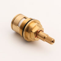 Faucet Valve Cartridge Splined Ceramic Disc Cartridge Hardware Good Sealing Easy to Install for DIYers, Bathroom, Kitchen