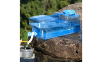 Food-Grade Material Flat Rectangular Water Carrier Large Capacity Outdoor Equipment Space-Saving Shape for Picnics