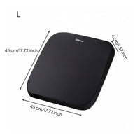 Slow Rebound Memory Foam Seat Cushion Breathable Material Ergonomic Office Chair Cushion Washable Cover for Students, Drivers, Car