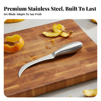 Curved Fruit Curved Fruit Skinner Versatile Stainless Steel Jackfruit for Home Cooks, Chefs, Meal Prep, Restaurant