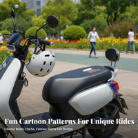 Seat Cover Sun-Resistant Water Resistant Electric Cycle Saddle Cover Protection Motorcycle Seat Protector for Everyday Biker S, DIY Enthusiasts