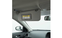 Gray Left Driver Side Sun Visor Plug and Play Driver Side Sun Visor Rectangular