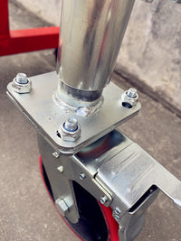Trailer Jack 1200 lbs with Brake Guide Wheel, RV Lift Support, for Boat/ATV