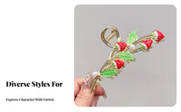 Fastener Strong Hold Hair Fastener Big Metal Hair Jaw Elegant Design Enamel Finish for Teenagers, Day-to-Day Wear, Weddings