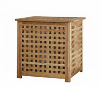 Japanese aesthetic Square End Table with Shelf Space-Saving Square Accent Table Multi-Functional Nightstand Multipurpose for Small Apartment Dwellers, Homeowners, Students, Living Room, Bedroom, Guesthouse, Entryway