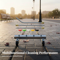Pressure Washer Undercarriage Cleaner Full-Rotation Casters Car Undercarriage Cleaner Commercial Grade Car Underbody Washer for Professionals