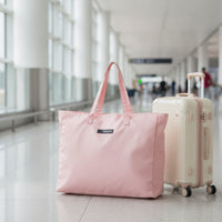 Spacious Travel Bag with Luggage Sleeve Versatile Polyester Travel Tote Lightweight Zippered Carryall Bag Adjustable for Overnight Stays