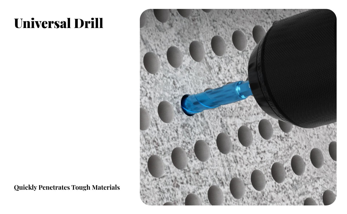 Tile and Glass Drill Tip High Hardness Glass and Tile Drill Tip Wear-Resistant Power Tool Accessory for Handymen, Handy Indivi Double S, Workshop