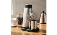 Design 55mm Burr Coffee Grinder Detachable Parts Conical Burr Grinder Anti-Static Kitchen Appliance Low Retention for Baristas, Home, Cafe, Office