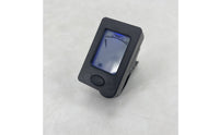 Display Screen Rectangular Clip-Attached Tuner Circular Power Button Electronic Clip-Attached Tuner Black Compact