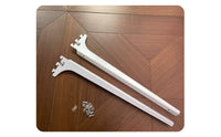 A-Pillar Shelf Support Firm Hold Adjustable Glass Shelf Bracket Easy Installation Shelving Hardware for Retailers, DIY Enthusiasts, Display Cabinet