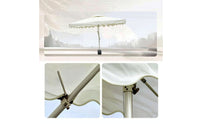 Cantilever Offset Patio Umbrella Square Cantilever Patio Umbrella Layered Vented Top for Poolside, Garden
