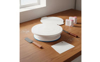 Effortless 360° Rotation Cake Turntable Stable Base Cake Decorating Turntable Non-Slip Design Baking Tool Easy to Use for Beginners, Home Bakers