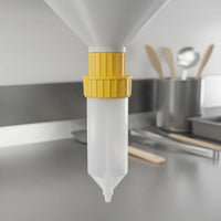 Wide Mouth Refill Inverted Press Bottle Hanging Sauce Dispenser for Commercial Kitchen