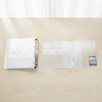 A4 Photo Album Pages for Postcards, Photocards, and Collectibles - Single-Sided Storage for 3, 4, 5, 6-inch Photos