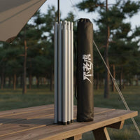 Telescopic Tarp Pole Portable Adjustable Tarp Pole Adjustable Shelter Rod Aluminum Alloy Twist Lock System for Beach
