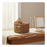 Cute Animal Resin Planter Creative Design Cute Animal Planter Detailed Craftsmanship Plant Container for Kids