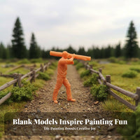 1:87 Scale Model People Detailed HO Scale Worker Figure Tiny Construction Worker Figures High Accuracy Tiny People Model