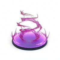 Tabletop Wind-Effect Base Translucent Display Base with USB Cable Illuminated Display Stand with USB Cable Stable for Collectors