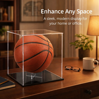 Clear Acrylic Tiered Display Stand, Transparent Dustproof Case with Stepped Shelves, Retail for Collectibles, Showcase Box for Figures