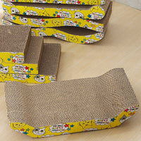 Includes Catnip Cat Scratching Board Cardboard Cat Scratcher Recyclable for Cats